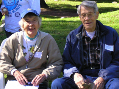 Margaret Bacon, who began the non-profit, and her husband Allen, an early board member